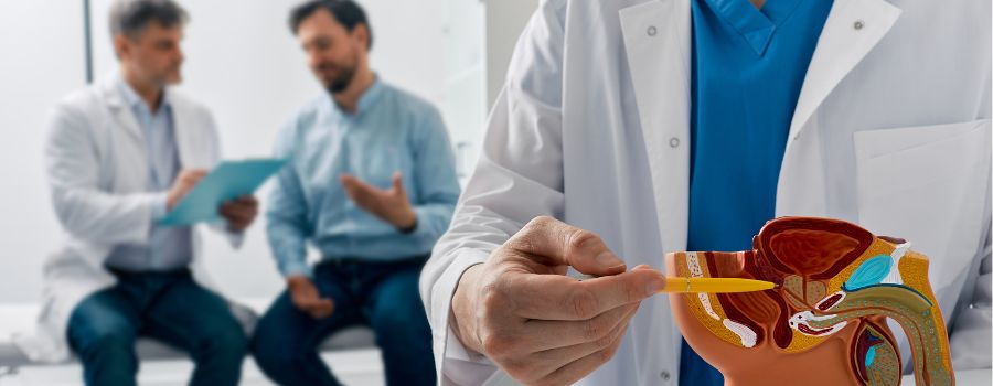 comprendre la rééducation périnéale homme après opération prostate avec les praticiens du centre kinésithérapie Val d'Europe. 