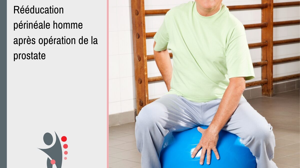 Rééducation périnéale homme après opération prostate et rééducation prostate après une prostatectomie sont nécessaires !